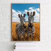 5d DIY Diamond Painting Cross Stitch Animal Zebra Diamond Embroidery Mosaic Full Round Drill Home Decor Arts