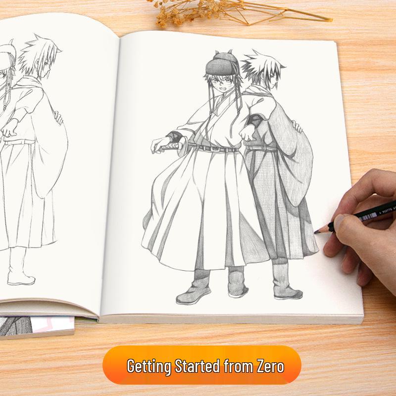Beginner's Guide: Manga Tracing Books - Cute Characters, Beautiful Girls, Handsome Boys