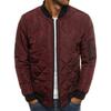 Padded Clothes Autumn and Winter Men's Loose Jacket Rhombus Cotton Clothes