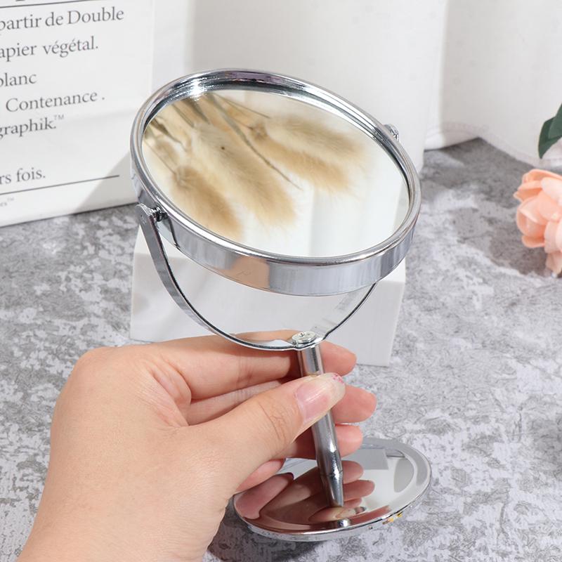 Mirror Magnification Tabletop Vanity Table Round Mirror Double Sided Makeup Tool