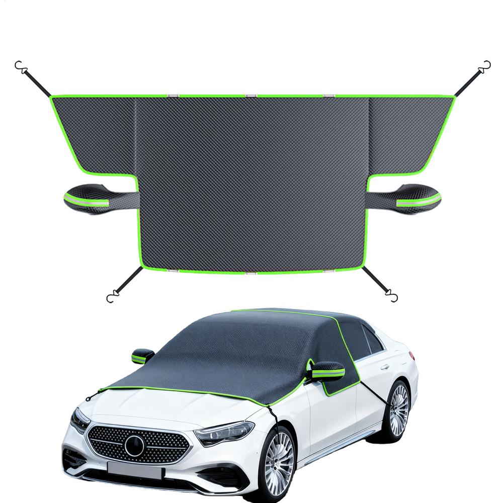 Winter Windshield Covers All-Weather Waterproof Heavy Duty Auto Sunshade Snow Ice Windshield Cover For Car SUV Trucks Pickup