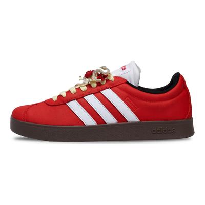 adidas Neo VL Court 2.0 Twenty Royal Flush Royal Straight Flush Niedrig geschnittene Skateboard-Schuhe Unisex Rot HQ1801(Team329-)