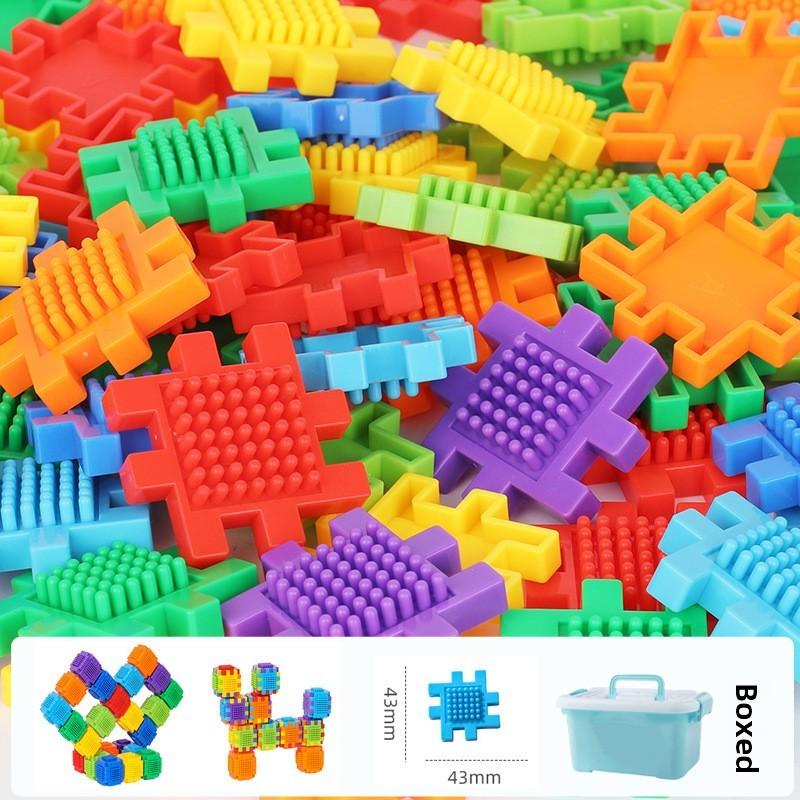 Creative Thinking Building Blocks With Pp Material For Parentchild Learning Educational Toy