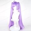 Manaka Laala Cosplay Perücke 95cm Lang Lila Damenperücken Anime Cosplay Perücke Halloween Hitzebeständig Voluminös Yaki Synthetikhaar