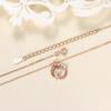 Feather You Accompany Natural Moonstone Necklace Girl High Sense Collarbone Chain Woman Premium Durable Quality