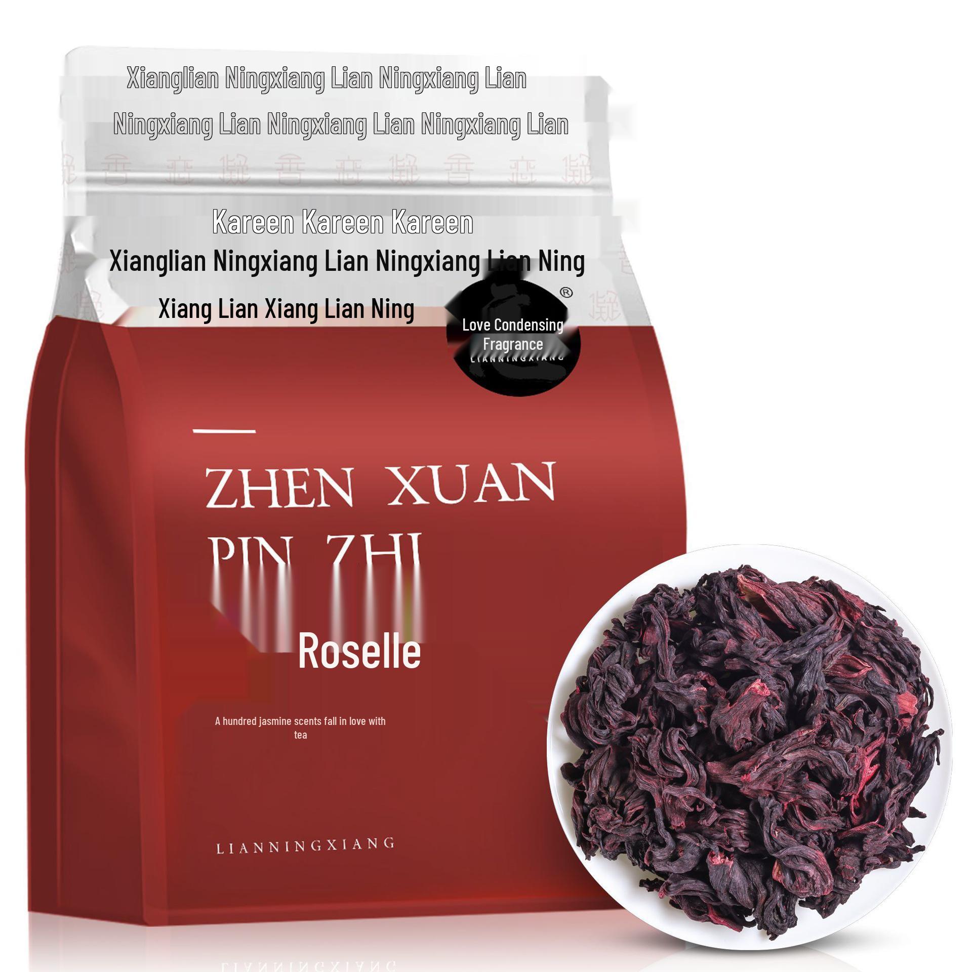 Чайные пакетики с сушеными цветами розеллы и гибискуса «Сгущение любви» - Не требуют промывки, Аутентичный аромат