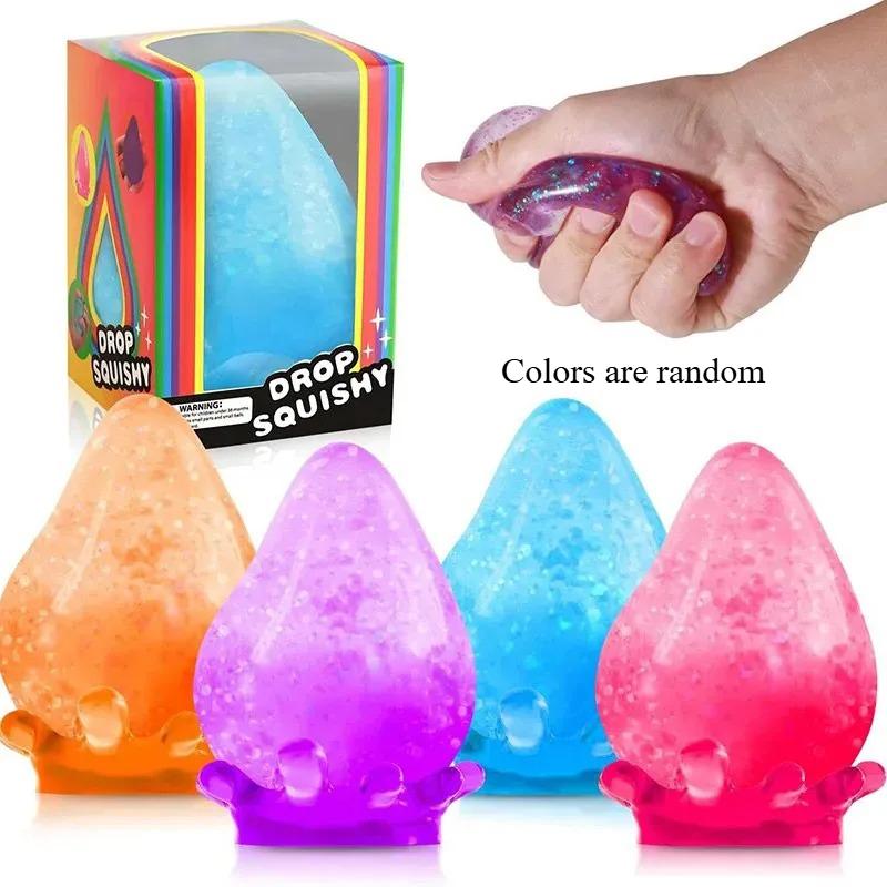 Случайный цвет Мультяшная сквиши-игрушка Игрушка-антистресс для пальцев
