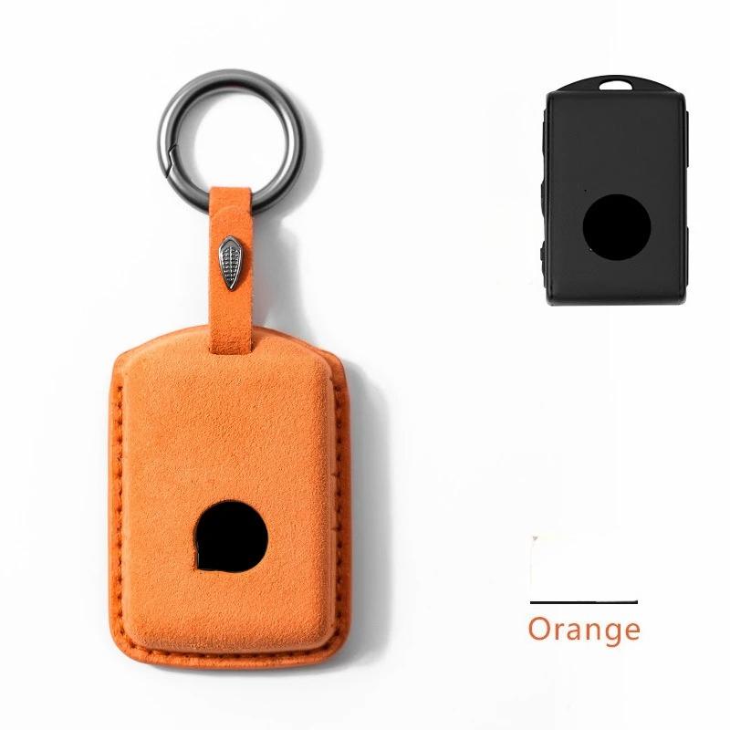 Suede Car Key Case Remote Cover Shell Holder Protector Fob For For Volvo New B60 B5 V90 XC90 V6 T8 S60 B4 S90 XC40 XC60 2025