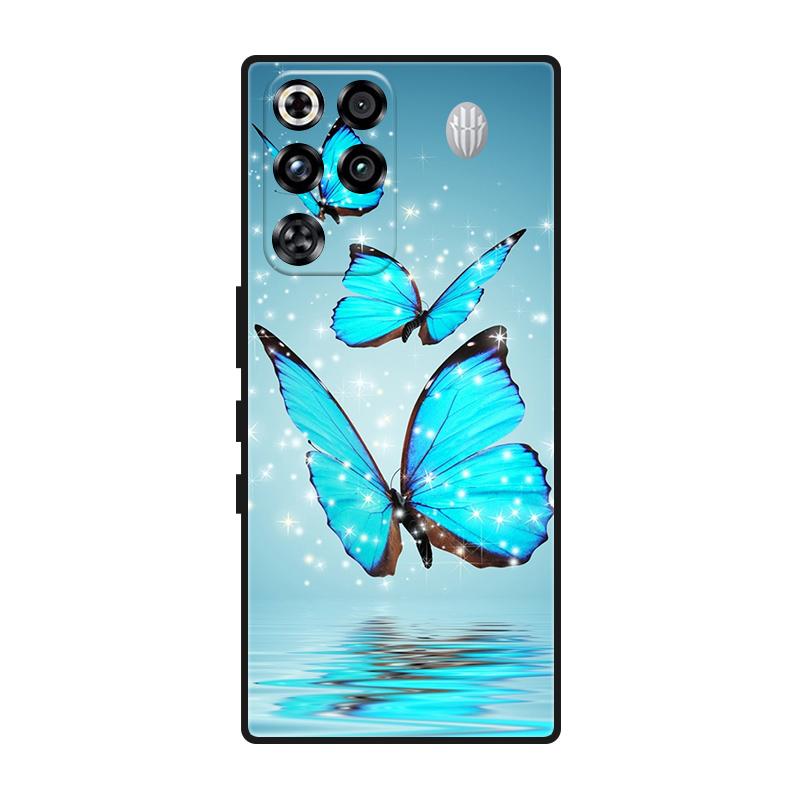 Case For Nubia Red Magic 11 Pro Plus Case Cool Silicone Protective Cover for Red Magic 11 Pro+ 5G Bumper Fundas Black Coque