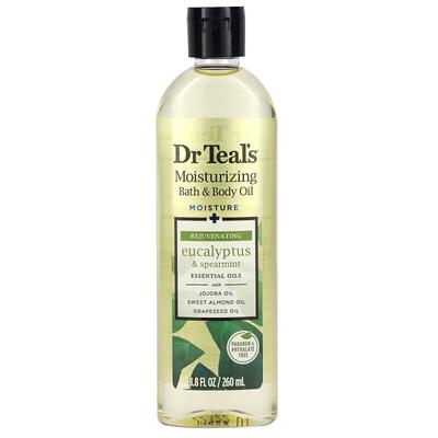 Moisturizing Bath & Body Oil, Eucalyptus & Spearmint, 260 Ml (8.8 Fl Oz)