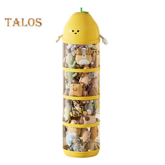 

Вертикальная трубка для хранения игрушек, трубка для организации мягких игрушек, прозрачное ведро для хранения плюшевых кукол, контейнер для игрушек для домашних животных Four Layer