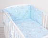 Children's 2-piece cotton bedding set 135x100 cm - blue bunnies