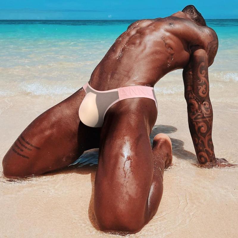 Men Erotic Clothing Underwear Men Briefs Sexy Mesh Underpants Bulge Penis Pouch Low Waist Panties Lingerie Sexy Adults Mens Underpants