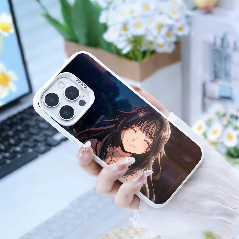 

F-Ринтаро Цумуги K-Каоруко Вагури Чехол для телефона Для iPhone 16 17 15 14 12 13 Pro Max Белый Цвет Ударопрочный Чехол iPhone12