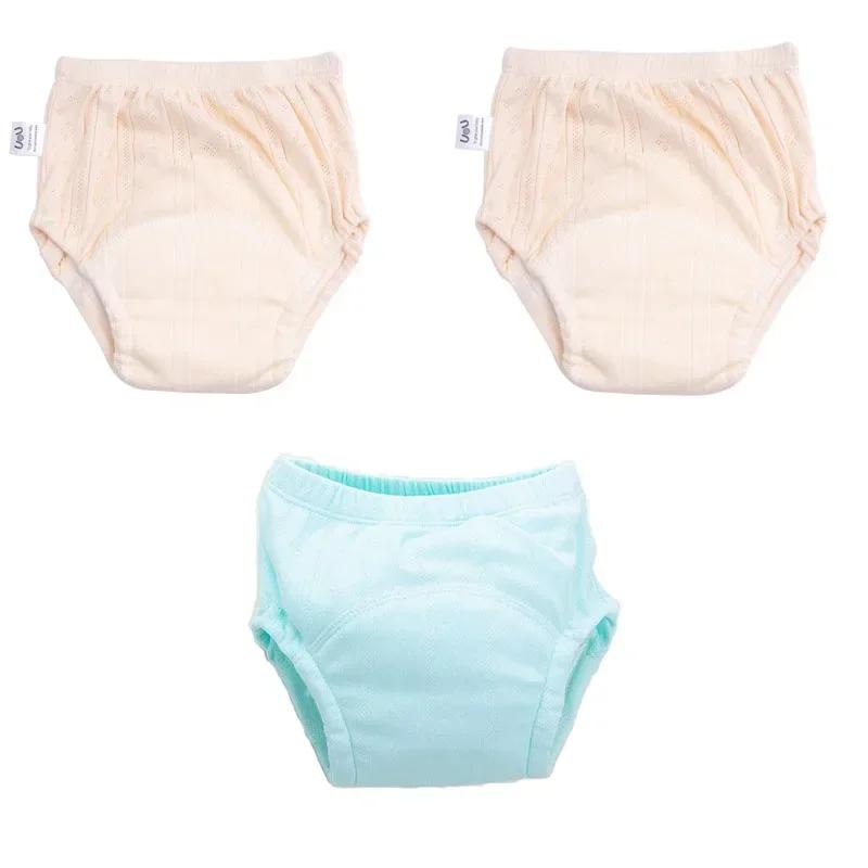 3 PEZZI/LOTE Colori Caramella Pantaloncini da Allenamento per Neonato Shorts Estivi per Bambino Pannolini di Stoffa Lavabili per Maschio e Femmina Pannolini Riutilizzabili Mutandine per Lattante