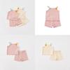 Zomerkleding set voor babymeisjes met bloemenpatroon voor peutermeisjes