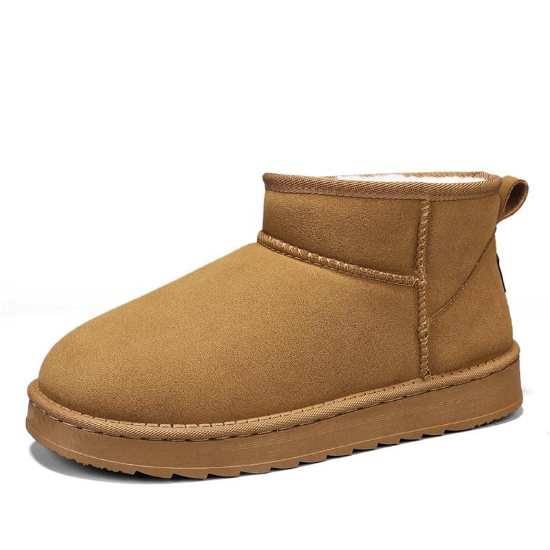 Snow Boots Women Lace Up Warm Ankle Boots Ladies Winter Fur Shoes Platform Casual Comfortable Short Boots