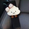 2pcs  Cartoon Bow Cloud  Seatbelt Shoulder Protector Cartoon Creative Car Seat Belt Shoulder Pad Protector Interior Accessories
