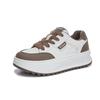 Little white shoes women's 2025 spring new flat-bottomed velvet board shoes women's casual versatile thick-soled rhombus women's shoes trend