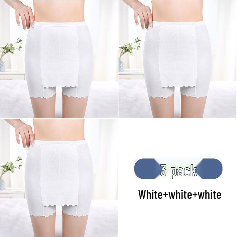 Eisseide Damen Doppel-Lagen Nahtlose Anti-Expositions Sicherheits-Shorts