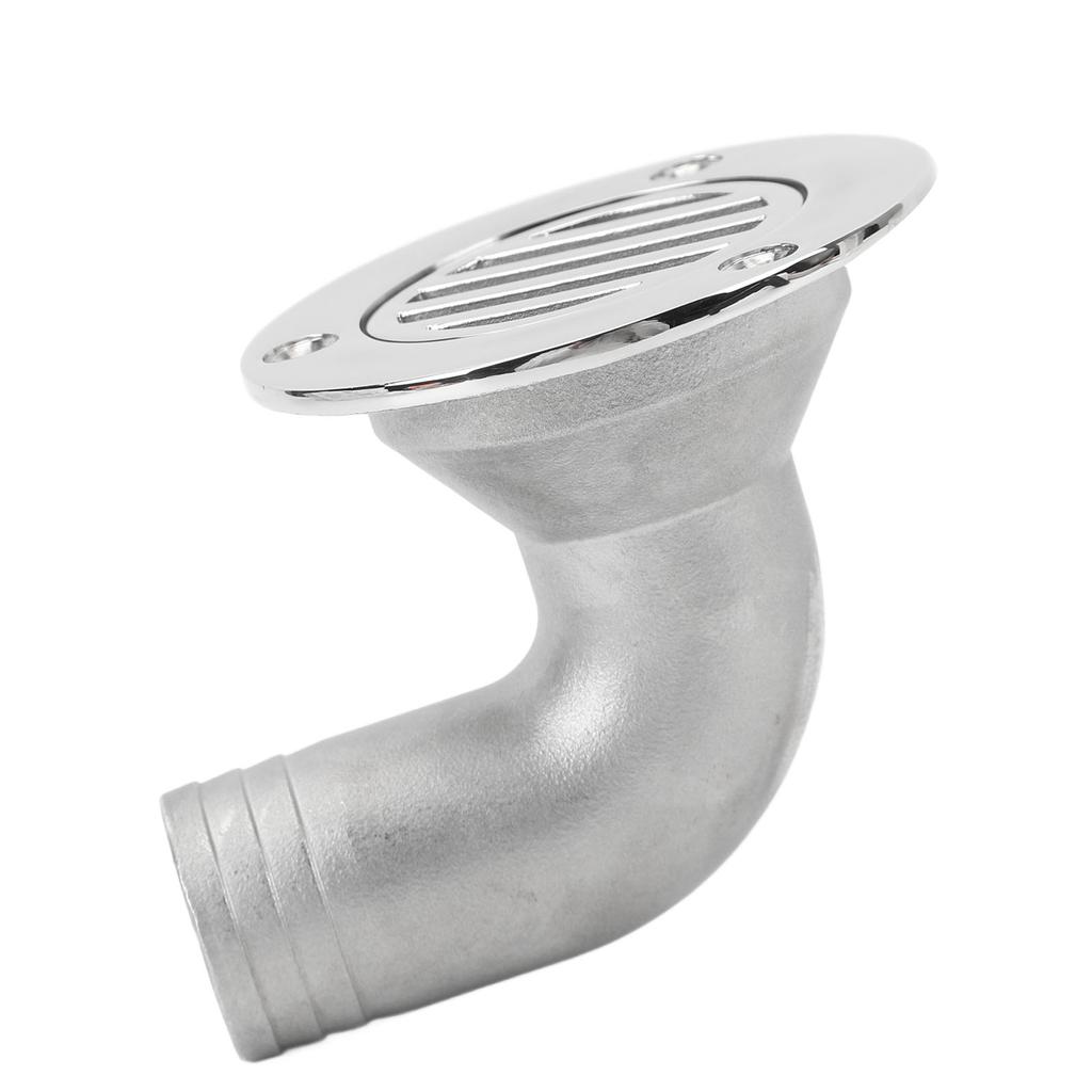 Boat Deck Drain 90 Degree Elbow 316 Stainless Steel Split Floor Deck Drain for Fishing Boat Yacht
