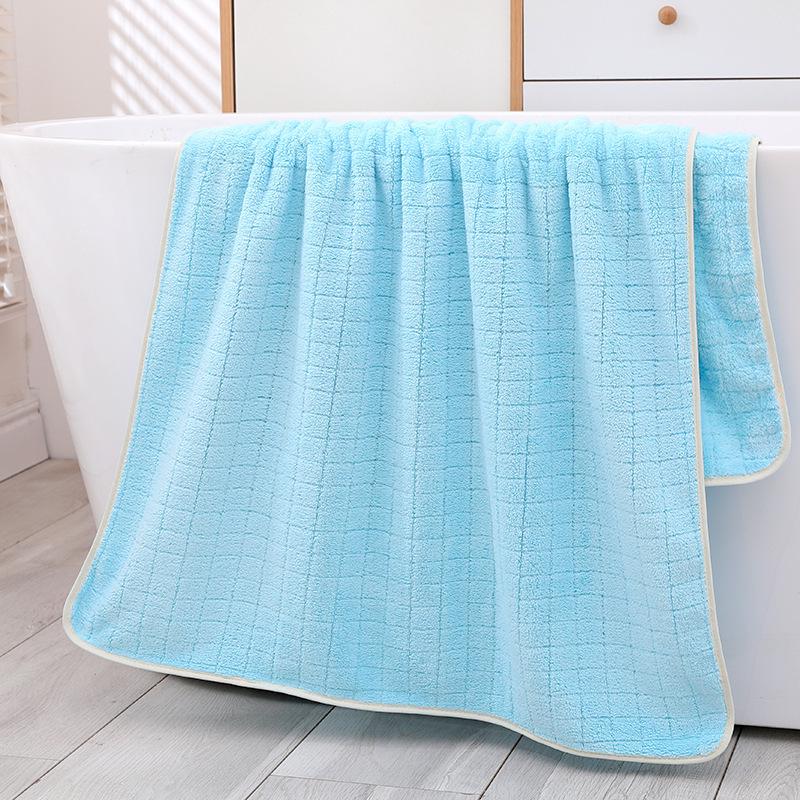 High-Grade Japanese No-Lint Absorbent Bath Towel for Adults - Enlarged Size, Pure Cotton