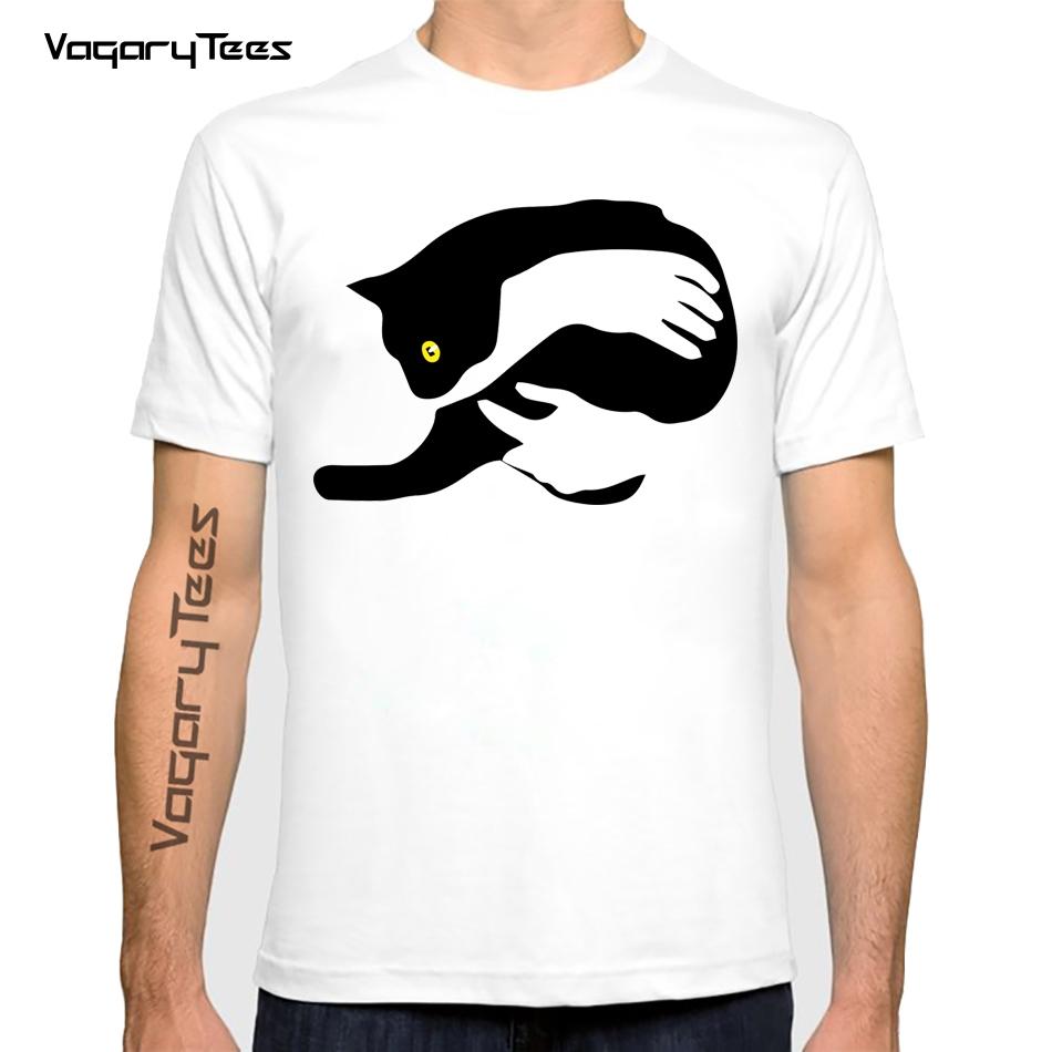 

Fashion Men Casual Streetwear Hug my cat Funny My Michi Cat Print TShirt Casual Tops Hip Hop Boy Tees 4XL