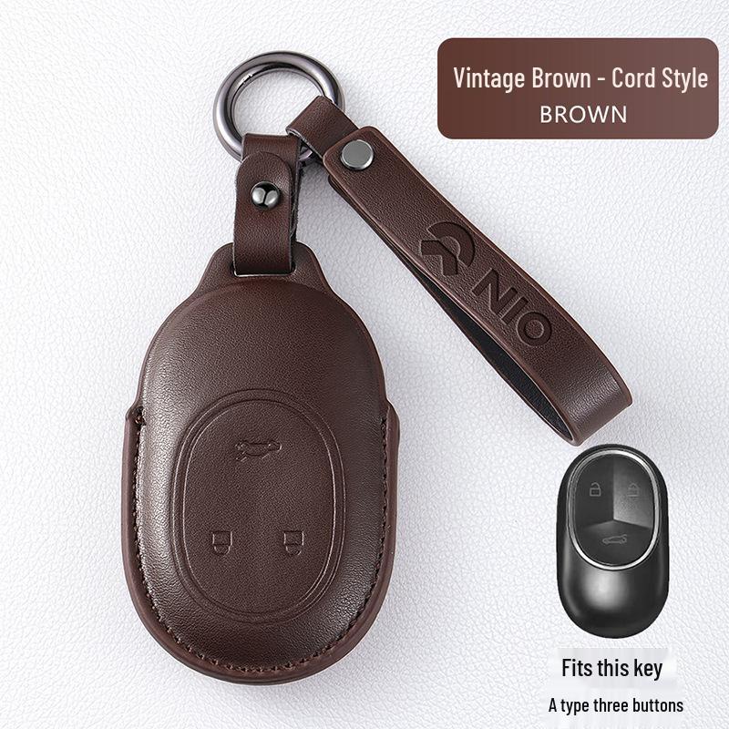 NIO ES6 Kartenetui: Echtlederbeutel für 25 Modelle (ET5T/ET5/EC6/ES8/ET7/ES7/EC7)