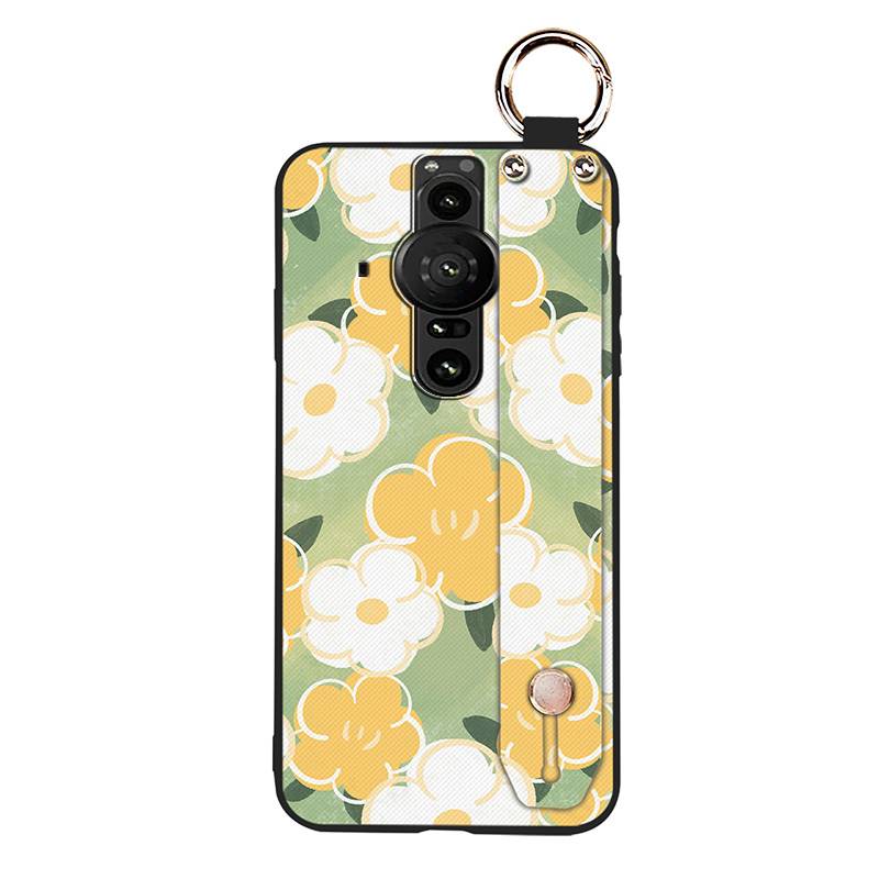 Shockproof Soft case Phone Case For Sony Xperia Pro-I Dirt-resistant Durable Back Cover Anti-dust Wristband Protective