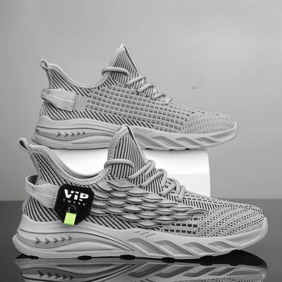 Men's Shoes Summer New Breathable Thin Section Mesh Sneakers Soft Bottom Korean Fashion Running Shoes