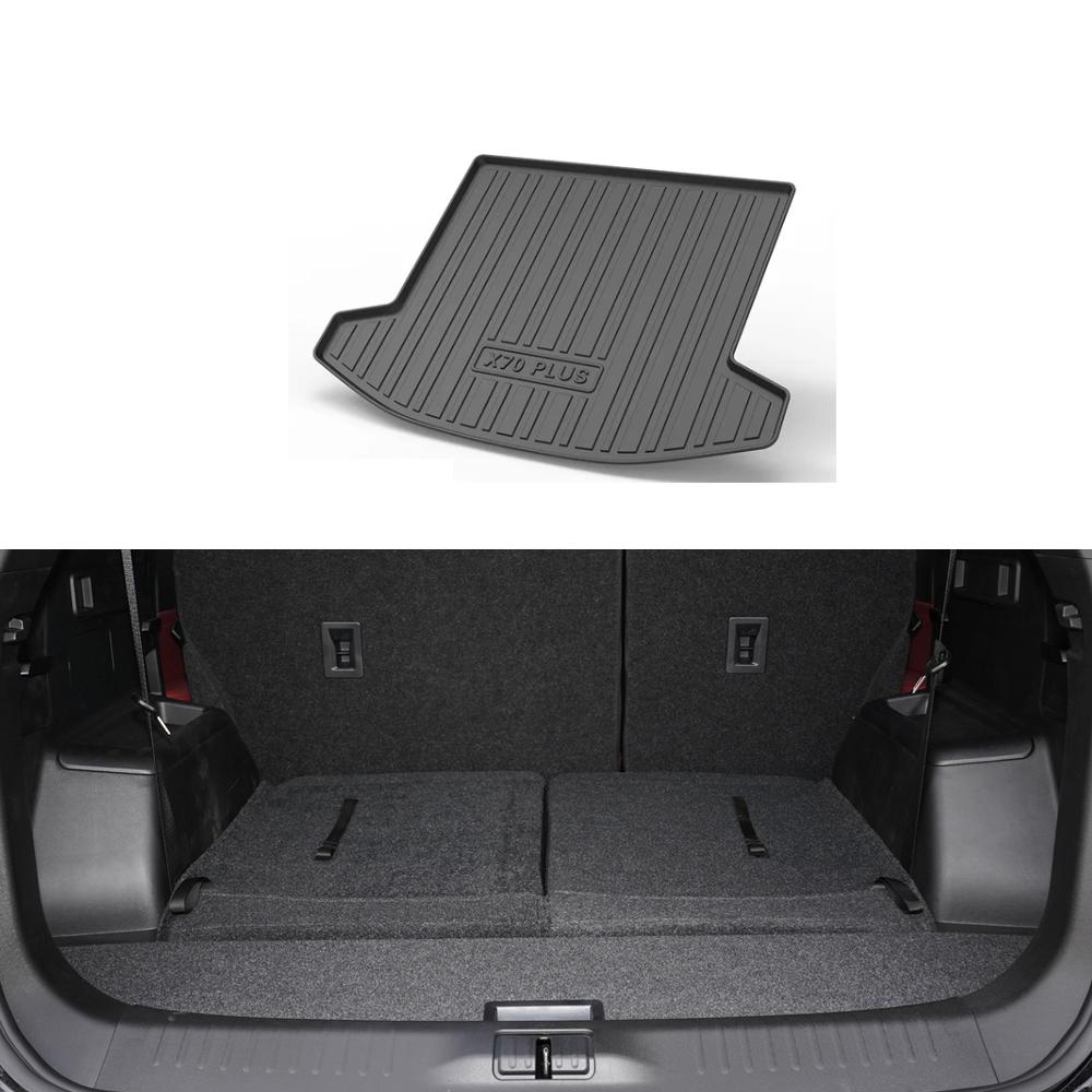 Car Rear Trunk Mat for Jetour X70 Plus Soueast DX8 2021~2025 2025 TPE Waterproof Carpet Custom Liner Pad Cover Tray Accessories