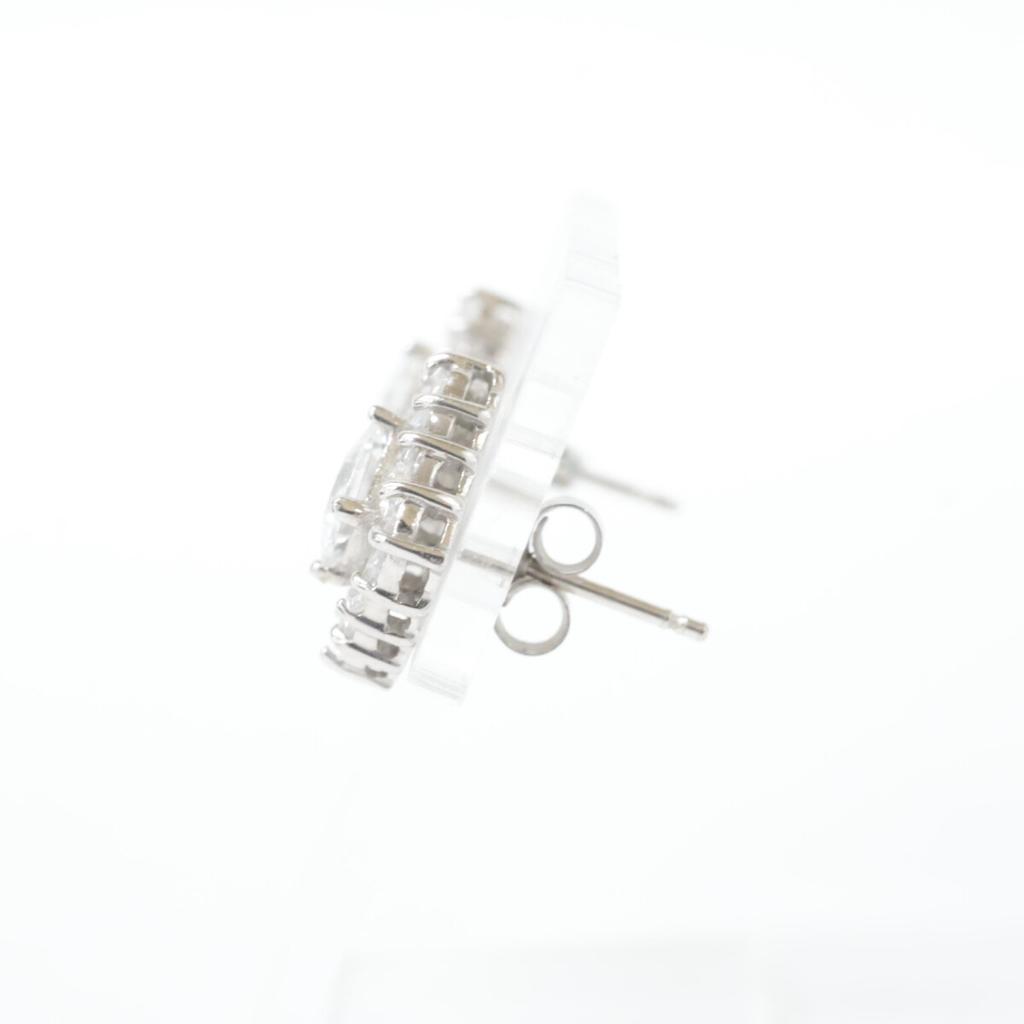 AVALANCHE K10 Square earring White goldUsed