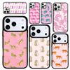 Capa Case for iPhone 17 Air 16 Pro Max 15 Plus 11 13 Mini 14 12 Back Phone Cover Tigers Cheetah Print Soft