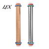 Non Stick Pastry Roller for Kitchen Rolling Pin with Thickness Rings, Ergonomic Measurement Markings Tool, Versatile Baking Supplies Non-Stick