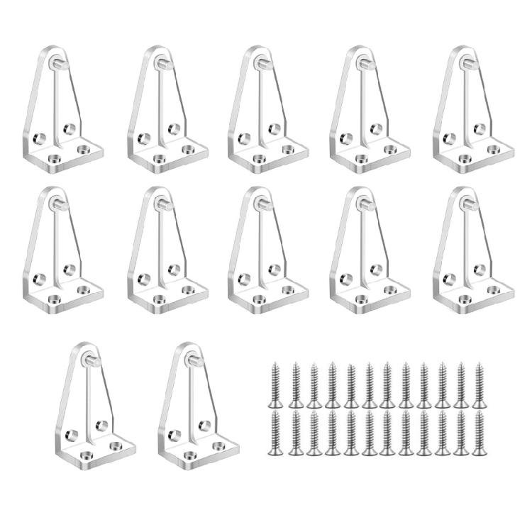 

12/24Pcs Blinds Bottom Hold Down Brackets Clear Rails Holders Clips for Home Decors Use Window Curtain Accessories