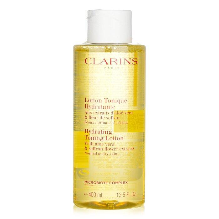 CLARINS Hydrating Toning Lotion with Aloe Vera & Saffron Flower Extract - For Normal to Dry Skin (Random Pack)