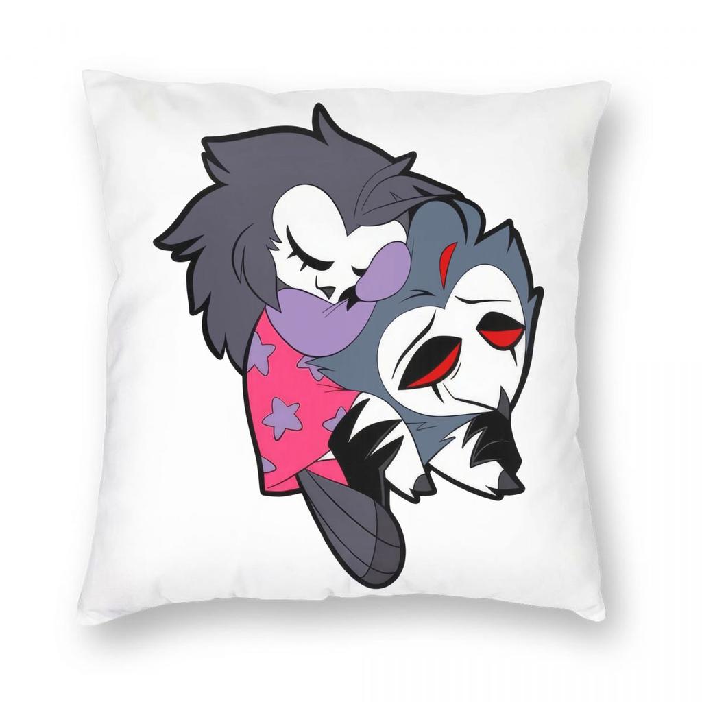Hazbins Hotels Vox Kissenbezug Druck Polyester Kissenbezug Dekoration Kissenbezug Abdeckung Zuhause Quadratisch 45X45cm