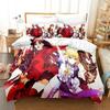 Comfortable Cartoon Pattern Bedding Set With Duvet Cover And Pillowcases King Queen Twin Sizes For Adults And Kids