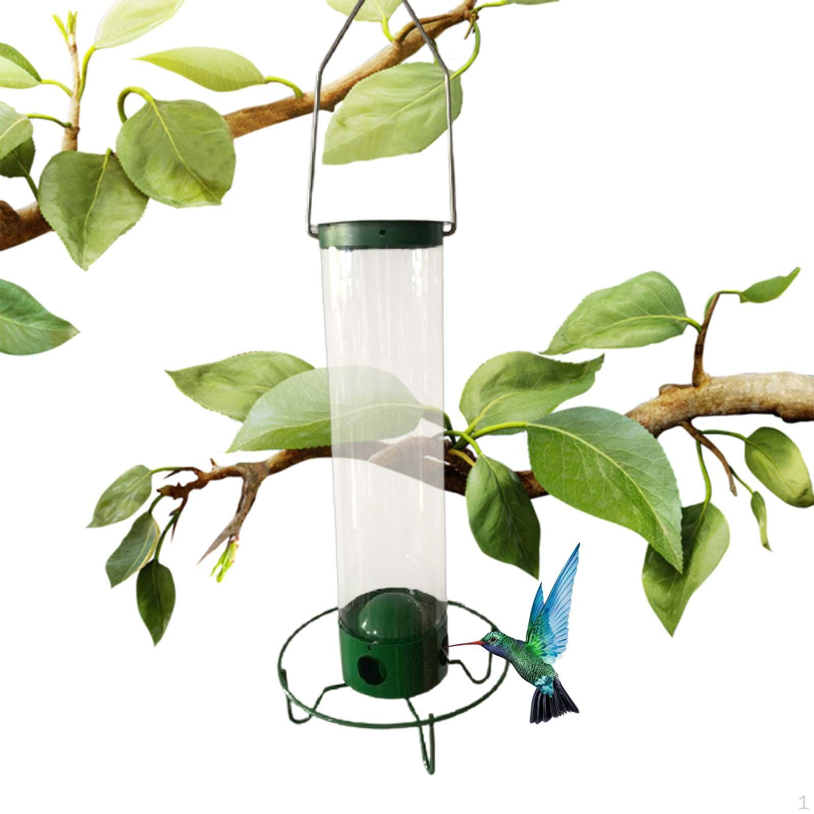 

Outdoor Hanging Bird Feeder Automatic Large Capacity Hummingbird Feeding Bowl Food