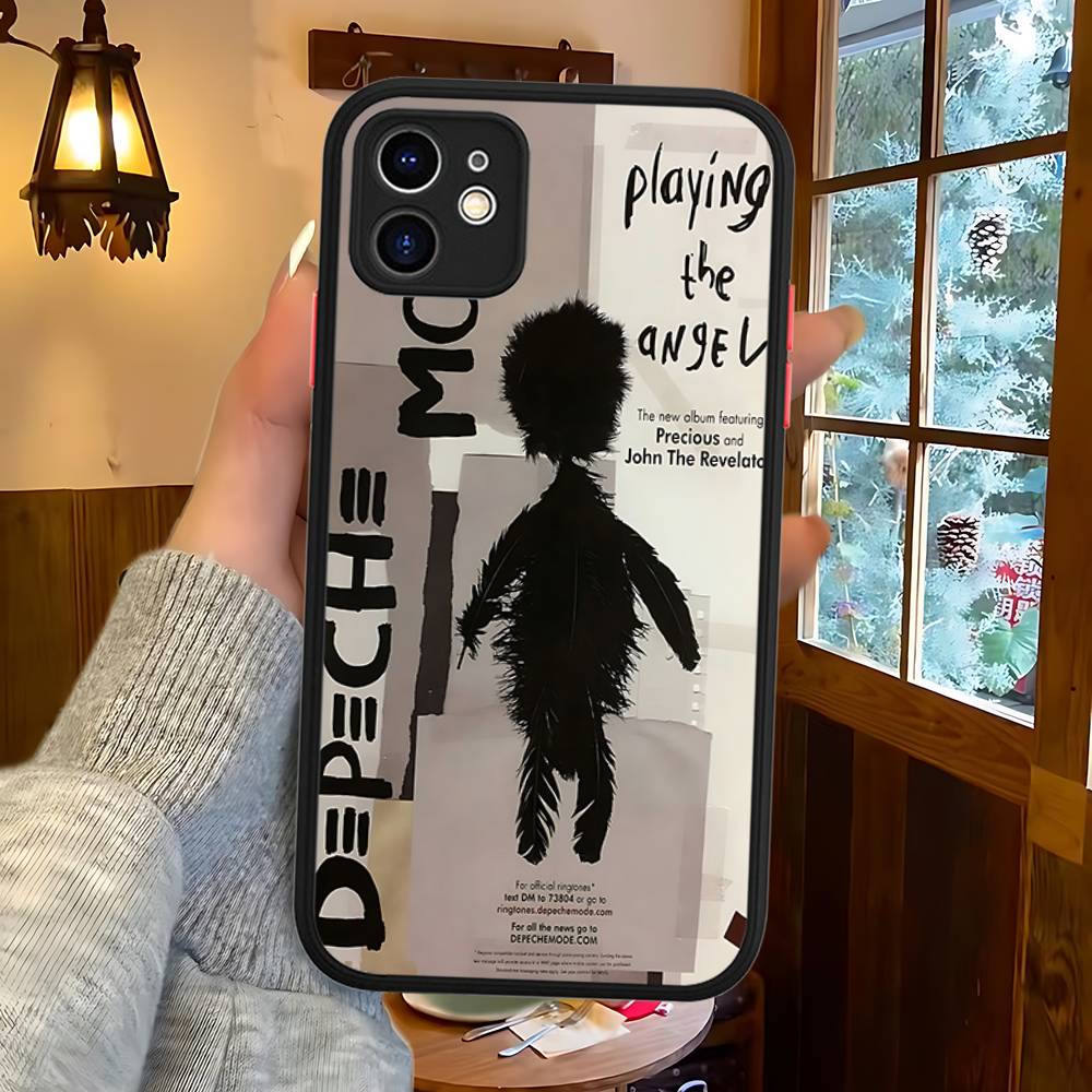 Rock D-Depeche Cool Mode Phone Case For IPhone 13 12 X XS MAX Pro Max 16 15 11 14 Pro Max Shockproof Matte Cover
