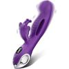 G Spot Vibrator Adult Sex Toys for Women 3 In 1 Dildos Vibrator with Double 10 Vibration Modes Sex Toys for Clitoral G Spot Stimulation for Women