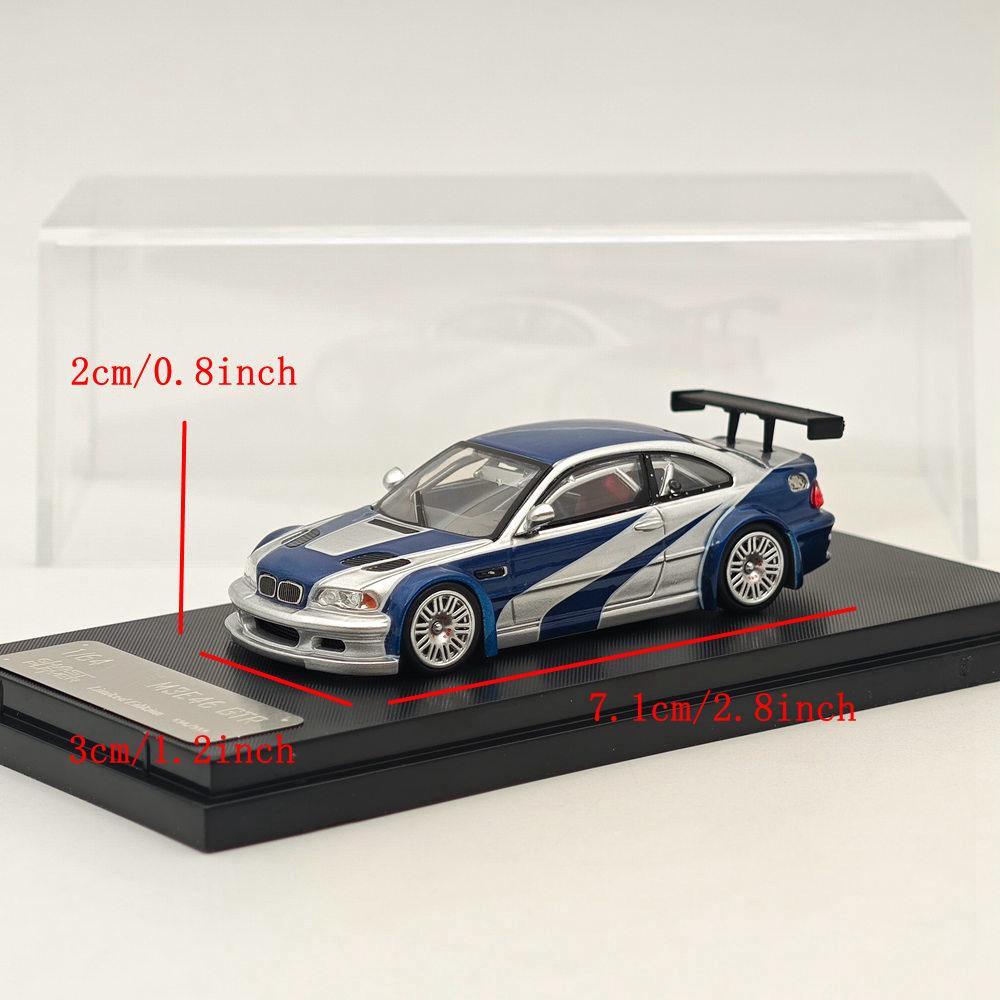 GP 1:64 für M3 E46 GTR von DCM Diecast Modellauto Miniatur Limited Collection Auto Spielzeug Geschenk