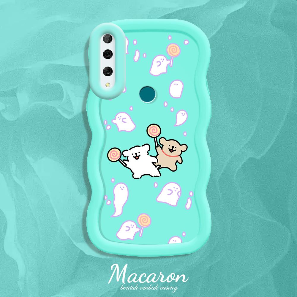 

Окрашенный узор Big Wave Edge Мягкий силиконовый материал Macaron чехол для телефона противоударный защитный резиновый чехол для iPhone Huawei Honor Infinix Tecno Tecno Pova 6 Neo синий