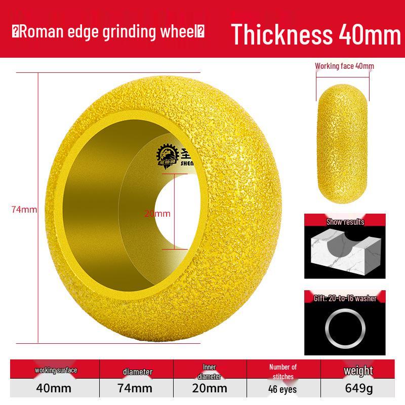 Taichung Diamond Grinding Tool for Marble, Quartz, and Tile Polishing and Trimming