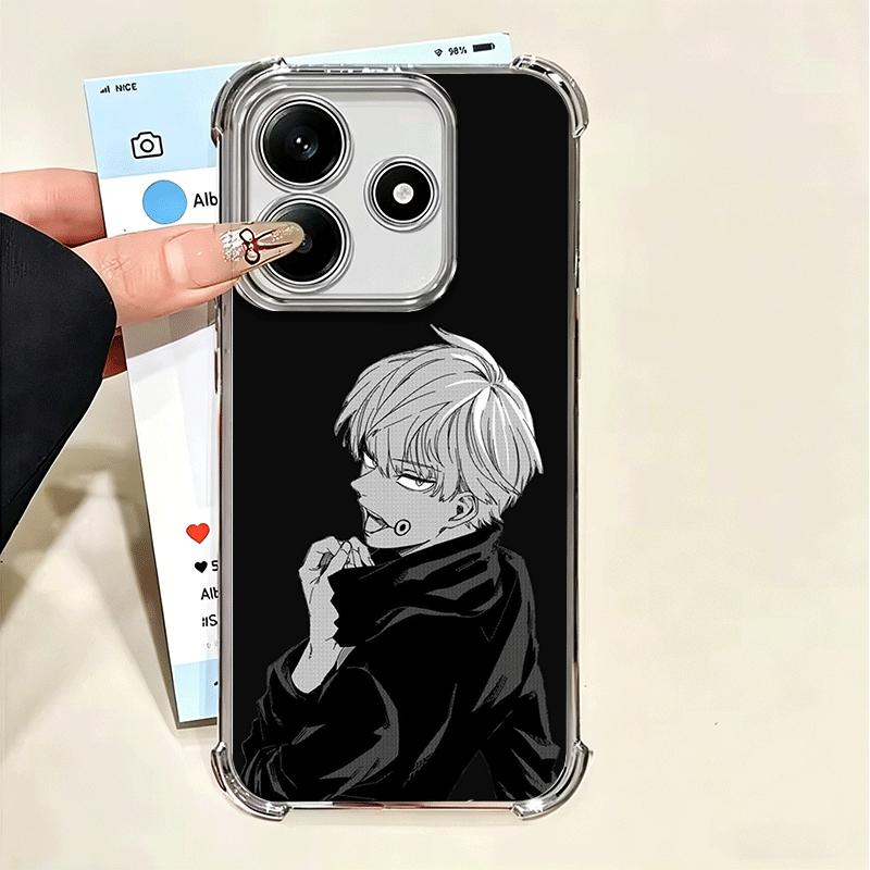 Anime Inumaki Toge JUJUSU Plating Phone Case For Xiaomi Poco X5 X6 X7 X8 Pro Max F8 Ultra F7 M8 M7 M5S Redmi 15C 15 14C 13C 13 X