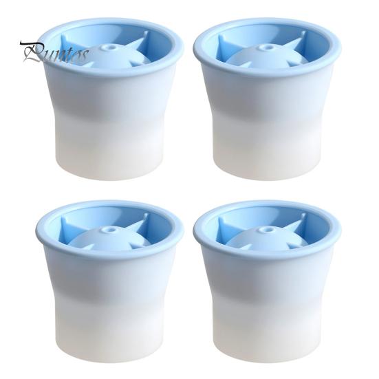 

4 шт. сферическая форма для льда с крышками, легкосъемные круглые формы для льда, медленно тающие кубики льда для коктейлей из бурбона и виски синий