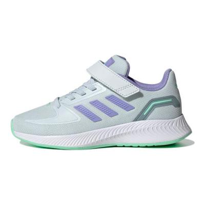 Runfalcon 2.0 K Strapazierfähige Atmungsaktive Niedrige Laufschuhe Kinder Sneaker Grau Lila GV7755