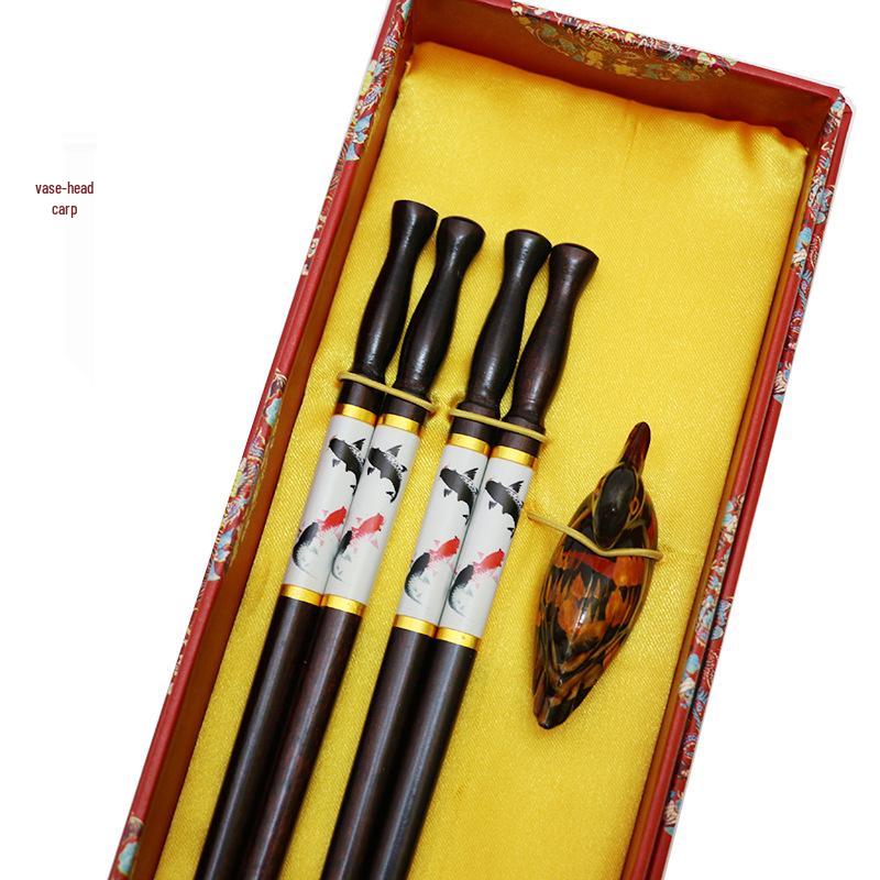 Dragon Pattern Wooden Chopsticks - Ideal for Business, Weddings, Travel, and Special Occasions