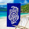 Asciugamano da Spiaggia con Stemma Inter Milan - Morbido, Assorbente in Microfibra, Leggero, Ideale per la Spiaggia, Feste, Viaggi, Campeggio regali per tifosi