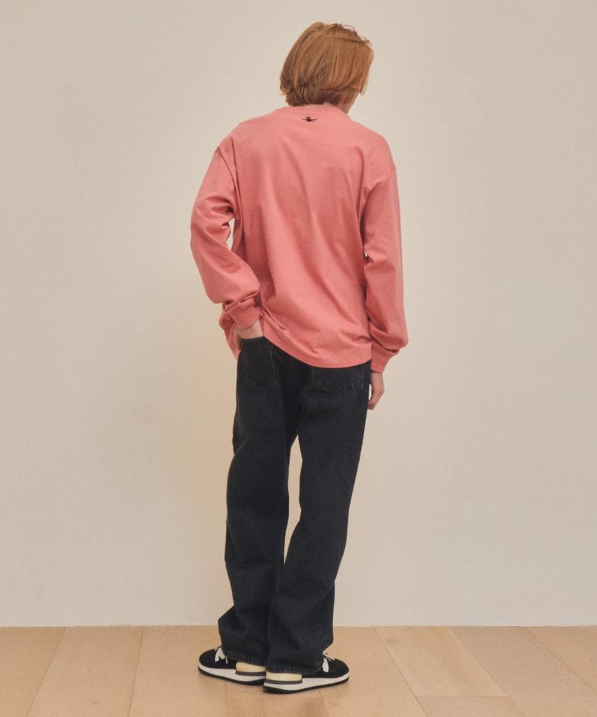 Mark Gonzales Mg Collage Graphic L/S T-Shirt - Pink